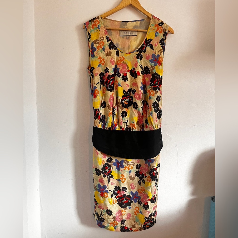 SOLD Paul Smith 100% silk floral dress